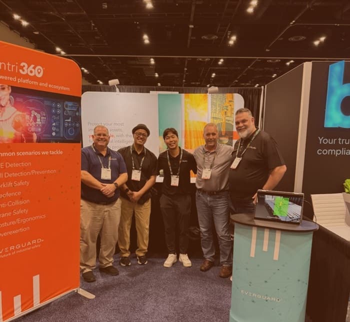 Everguard team at trade show booth